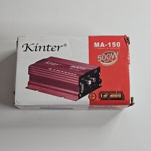 Kinter MA 150 2 Channel Mini Amplifier 500 Watts Car/Motorcycle...NEW